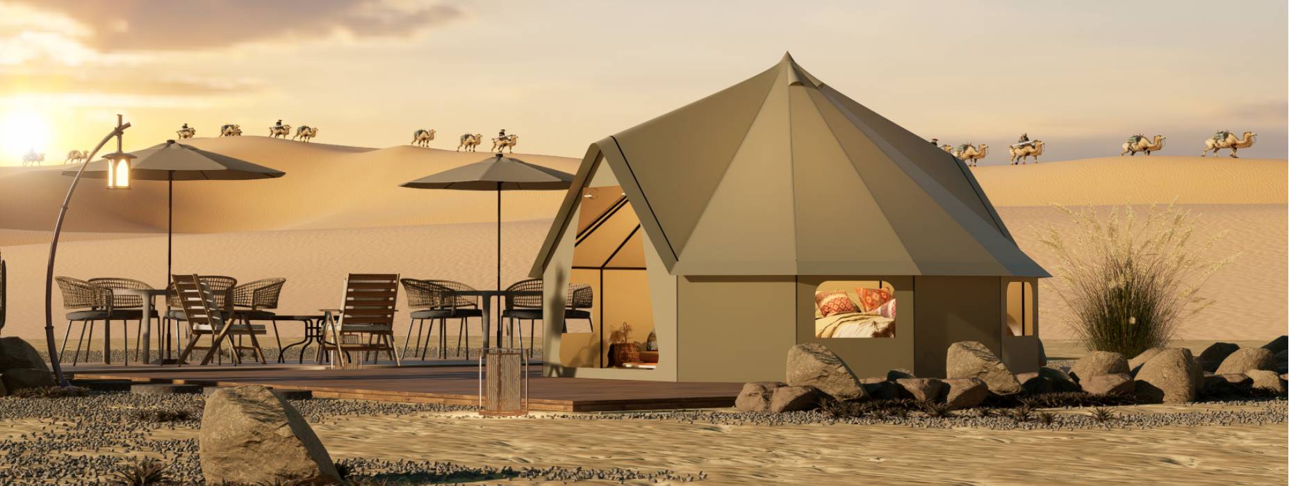 夏县露营酒店帐篷产品